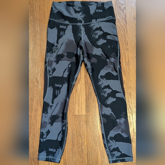 Women's Under Armour Project Rock Ankle Compression Leggings - Picture 3 of 5